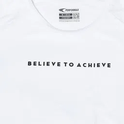 Performax Men Typography Printed Training Workouts T-shirt image 4