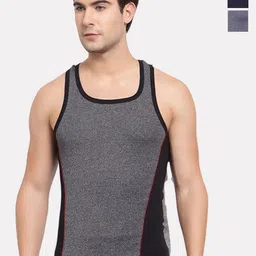 Sporto by Macho Men Pack Of 3 Cotton Gym Vest-image-11