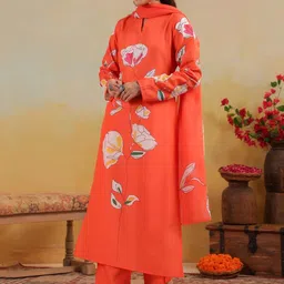 KALINI Women Printed Viscose Rayon Kurta Sets With Dupatta image 5