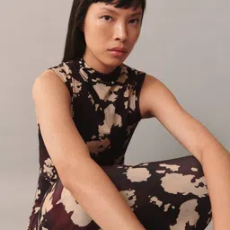 MANGO Printed Sheath Midi Dress image 4