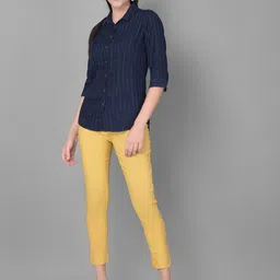 Comfort Lady Pack Of 2 High-Rise Cotton Trousers image 2