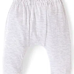 Doodle Poodle Interlock Cotton Full Length Diaper Leggings With Animals Print Pack of 3 - Blue White & Red image 3