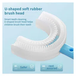 Joy Buzz Silicone Toothbrushes Pack Of 3 - Green image 4