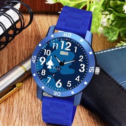 CSAMON Men Printed Dial & Bracelet Style Straps Analogue Watch AeviyoBLU F16 D CD Belt-picture-30