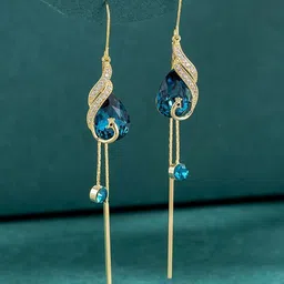 DIVASTRI Teardrop Shaped Drop Earrings-picture-46