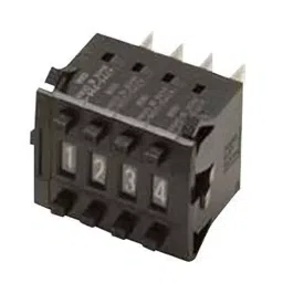 OMRON ELECTRONIC COMPONENTS DIGITAL SWITCH, THUMBWHEEL, BCD, 10POS, A7PH-206-1 image 1