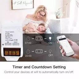 OKOS Smart Wireless WiFi 30 A Switch Work with Alexa, Google Home, IFTTT image 4
