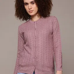 The Roadster Lifestyle Co. Cable Knit Woollen Cardigan-picture-26