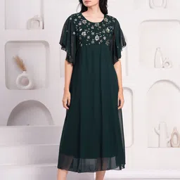 OH MI DIOS Georgette A-Line Dress-picture-22