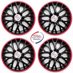 Auto Pearl R13 Press Type With Retention Ring PTAC1164 Wheel Cover for Tata Indica 38.1 cm image 2
