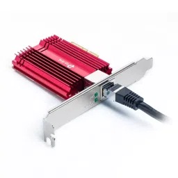 TP-link Gigabit PCI Express Network Adapter Red 120.8x98.2x21.5 mm, Archer TX401 image 4