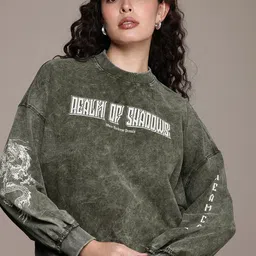 The Roadster Life Co. Typography Printed Pure Cotton Sweatshirt-image-46