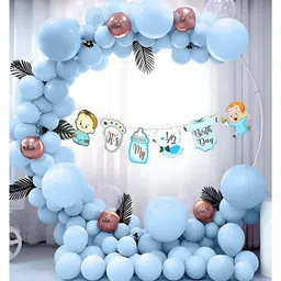 Special You It's my half birthday decoration for baby boy with blue balloons| 6 months birthday decoration items for kids , balloons for decoration | balloons for birthday decor - 43 items-image-57