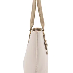 Lino Perros Women's Satchel Bag (Beige) image 3