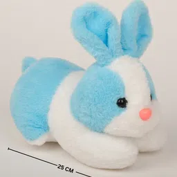 Dukiekooky Super Cute & Adorable Blue Bunny Plush Soft Toy Height 25 cm image 4