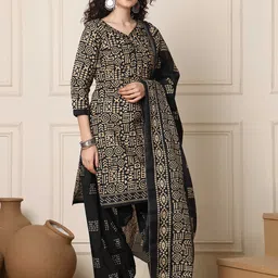 KALINI Women Geometric Printed Kurta with Salwar & Dupatta-picture-17