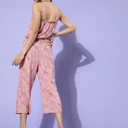 StyleCast X SERA Off-Shoulder Printed Capri Jumpsuit image 4