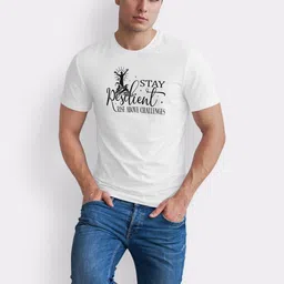 Seekbuylove Men Typography Printed Bio Finish T-shirt image 4