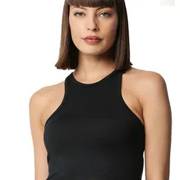 MIXFIT Women Pack Of Two Solid Halter Neck Crop Top-picture-33