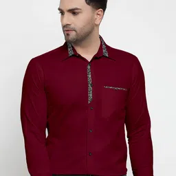 Metronaut Spread Collar Cotton Shirt-picture-15