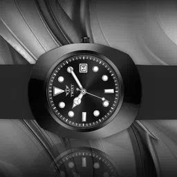 TWIXY Men Brass Dial & Bracelet Style Straps Analogue Watch TYW-12 BLACK image 4