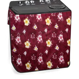 The Furnishing Tree Red PVC Washing Machine Covers-picture-27