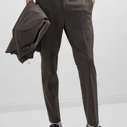 SELECTED Demitasse Men Slim Fit Mid-Rise Regular Formal Trousers-picture-28