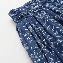 Cottinfab Women Printed Top With Harem Pants image 2