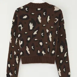 Trendyol Women Abstract Printed Long Sleeve Pullover image 3