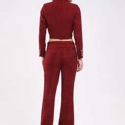 Global Republic Textured Lapel-Collar Waistcoat With Trouser Co-Ords image 2