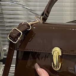 StyleCast Printed PU Structured Handheld Bag image 3