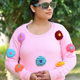 WINDROP SOLUTIONS Women Pullover with Applique Detail-image-55