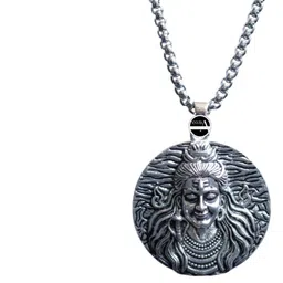 Anvika Silver-Toned Stainless Steel Pendant-picture-29