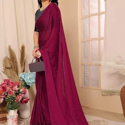 ROOP SUNDARI SAREES Embellished Chiffon Saree With Unstitched Blouse Piece-picture-26