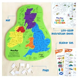 imagimake Imagi Make Mapology United Kingdom Puzzle Multicolour - 58 Pieces image 3