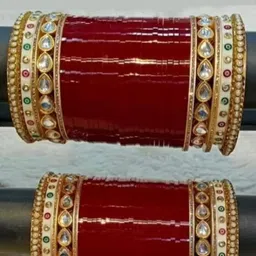 trylo fashion Set Of 2 Stone-Studded Bangles-picture-21