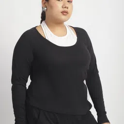 theRebelinme Colourblocked Cotton Top image 2