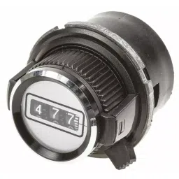 Vishay Circular Potentiometer Knob 30.6 mm Dia Black Indicator, 26A21B10-picture-15