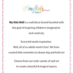 My Kids Wall Black & Blue 1 Piece Other Wall Art image 4