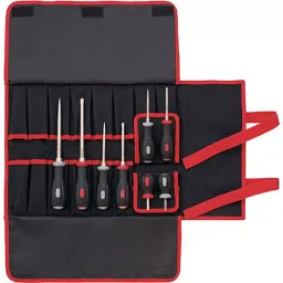 TONE Power Grip Screwdriver Set Structural Steel with Cutting Edge Magnet, PGD8-image-45