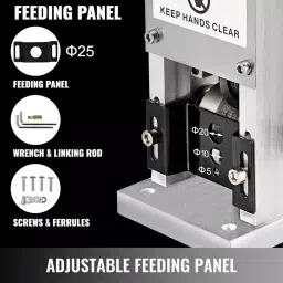 AMGI 0.06 to 0.98 inch Wire Hand Cranck Aluminum Alloy and Copper Manual Wire Stripping Machine image 5