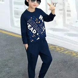 FastColors Boys Navy Blue Clothing Set image 2