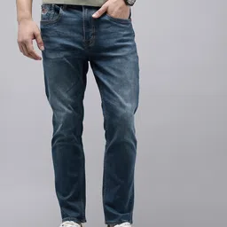 U.S. Polo Assn. Denim Co. Men Cole Tapered Crop Fit Heavy Fade Stretchable Jeans-picture-18