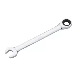 Hogert Technik 15 mm Chrome Vanadium Steel Open Style German Combination Ratchet Spanner HT1R015 image 2