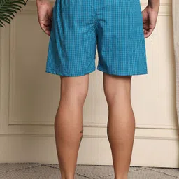 Mast & Harbour Pack Of 2 Checked Cotton Boxers BOXCOM66-S image 3