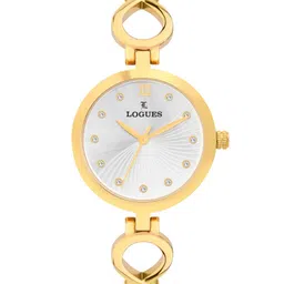 L LOGUES Women Brass Dial & Bracelet Style Straps Analogue Watch L E-708 YM-02-picture-28