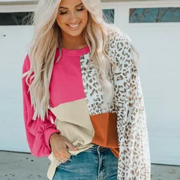 StyleCast Women Colourblocked Animal Print Regular Tops image 3