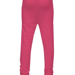 3PIN Full Length Solid Leggings - Pink image 3