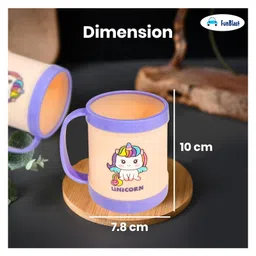 FunBlast Milk Mug Unbreakable Mug Drinking Cup for Kids- 450 ml image 3