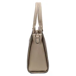 Lavie Beige Textured Handheld Bag image 4